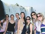 Foz do Igua��, Paran� - Sharlene, Adriana, Jociane, Maristela, N�dia, Daniela e Patr�cia, de Blumenau, em setembro de 2012