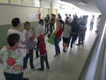Filas so registradas na Escola Max Tavares do Amaral
