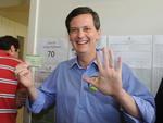 Candidato Jean Kuhlmann votou na Escola Max Tavares do Amaral, no Bairro Itoupava Norte 