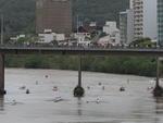 Procisso no Rio Itaja-Au marca as comemoraes do dia de Nossa Senhora Aparecida em Blumenau
