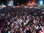 No primeiro fim de semana da Oktoberfest em Blumenau, mais de 150 mil pessoas passaram pela Vila Germnica