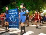 Terceiro desfile da Oktoberfest na Rua XV de Novembro, na noite de quarta-feira