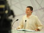 Napoleo Bernardes no debate dos candidatos a prefeitura de Blumenau no segundo turno