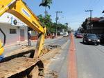 Quinta-feira: Obras na Rua Benjamin Constant causam filas na via. Trabalho devem avanar em um ritmo mais lento do que o normal, por conta do tipo de solo encontrado no trecho. Trnsito segue em sistema de siga e pare das 8h s 17h