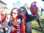 Galera da #tripkzukastb em San Diego. Rola tirar foto de tudo que  artista, animais, mas sempre molhando a mo dos caras com um dlar