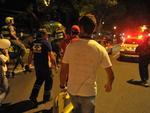 Cidado prestou agradecimentos aos bombeiros e colegas de enfermagem pelo atendimento prestado aos feridos e familiares de vtimas