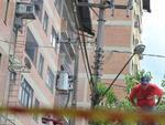 Prdio residencial foi evacuado para combate s chamas