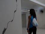 Tera-feira: Centro Olmpico de Balnerio Cambori   interditado aps aparecimento de rachaduras nas colunas e vigas do prdio
