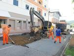 Segunda-feira: Rua das Palmeiras foi interditada na manh de segunda-feira para o incio das obras do corredor de nibus.  a quinta vez em sete meses que o trecho passa por alteraes