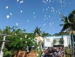 Quarta-feira: Acadmicos da Furb, em Blumenau, soltam 241 bales em homenagem a vtimas da tragdia na Boate Kiss