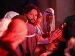 Encenao da Paixo de Cristo na Catedral So Paulo Apstolo, em Blumenau