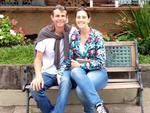 Gramado, Rio Grande do Sul - Felipe Wanzuiten e Andressa Kammers, de Blumenau, em fevereiro de 2013