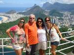 Rio de Janeiro - Ana Paula, Ralf, Zilda e Fernanda Kretzschmar, de Brusque, em mar�o de 2013