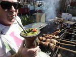 Stammtisch tambm teve churrasco com chimarro 