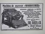Exposio de mquinas de escrever na Fundao Cultural de Blumenau