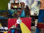 Artista plstico catarinense, Telomar Florncio, expe suas obras no Shopping Park Europeu, em Blumenau