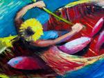Artista plstico catarinense, Telomar Florncio, expe suas obras no Shopping Park Europeu, em Blumenau