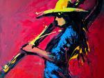Artista plstico catarinense, Telomar Florncio, expe suas obras no Shopping Park Europeu, em Blumenau