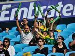 As cadeiras vo sendo preenchidas na Arena pelos torcedores