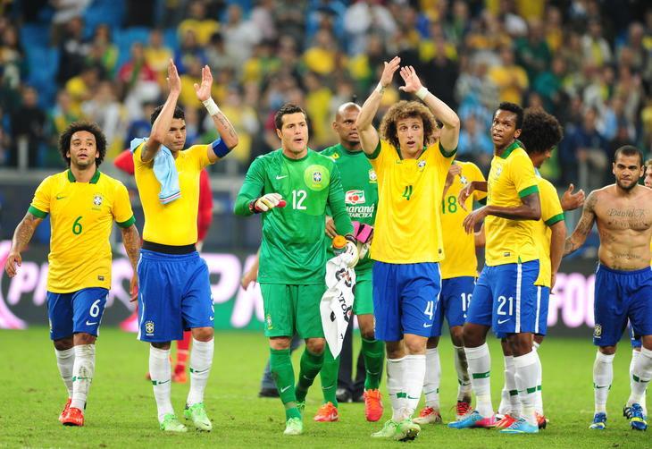 Final de jogo entre Brasil e Frana