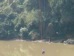Pndulo Humano aconteceu neste sbado e domingo, dias 8 e 9, na Ponte de Ferro no Centro de Blumenau