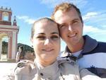 Luana Steffen Marques e Tafarel Damasio
