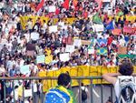 Manifestantes ocupam ruas e avenidas de Belo Horizonte