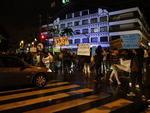 Manifestao em Blumenau