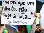 Protesto em Timb