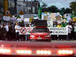 Protesto em Timb