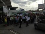 Protesto em Navegantes