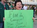 Protesto em Indaial