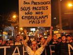 Protesto em Blumenau