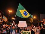Protesto em Blumenau