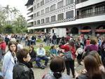 Manifestao no Centro de Blumenau