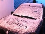 Neve em So Joaquim, na Serra catarinense