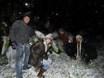 Neve no Bairro Ipiranga, em Rodeio. Foto e descrio enviadas pelo leitor.