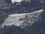 Neve no Morro do Arapongas, em Timb. Foto e descrio enviadas pelo leitor.