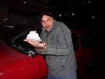 Neve no Jordo, no Bairro Progresso, em Blumenau. Foto e descrio enviadas pelo leitor.