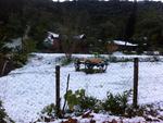 Neve no Bairro Poloquia, em Indaial. Foto e descrio enviadas pelo leitor.