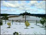 Neve em Witmarsum. Foto e descrio enviadas pelo leitor.