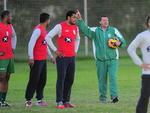 Treino do Atltico Metropolitano, no Centro de Treinamento Baixada Rubra, do Caxias.