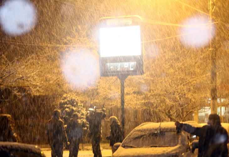 So Joaquim amanhece coberta pela neve