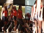 Com um total de 120 looks, entre peas femininas e masculinas, as grifes Track &amp; Field, Mix Brand, Gregory e Naguchi desfilaram cores, estampas e combinaes das estaes mais quentes do ano