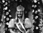 Rainha da Oktoberfest no desfile, em 1987