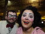 Grupo de teatro de Blumenau faz ao durante a festa
