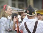O terceiro desfile da 30 Oktoberfest reuniu cerca de 11 mil pessoas na Rua XV de Novembro, no Centro de Blumenau. Ao todo, 95 alegorias participaram do desfile que durou aproximadamente duas horas
