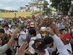 O terceiro desfile da 30 Oktoberfest reuniu cerca de 11 mil pessoas na Rua XV de Novembro, no Centro de Blumenau. Ao todo, 95 alegorias participaram do desfile que durou aproximadamente duas horas