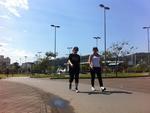 Manh de sol atraiu blumenauenses para o Parque Ramiro Ruediger, em Blumenau
