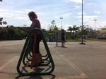 Manh de sol atraiu blumenauenses para o Parque Ramiro Ruediger, em Blumenau